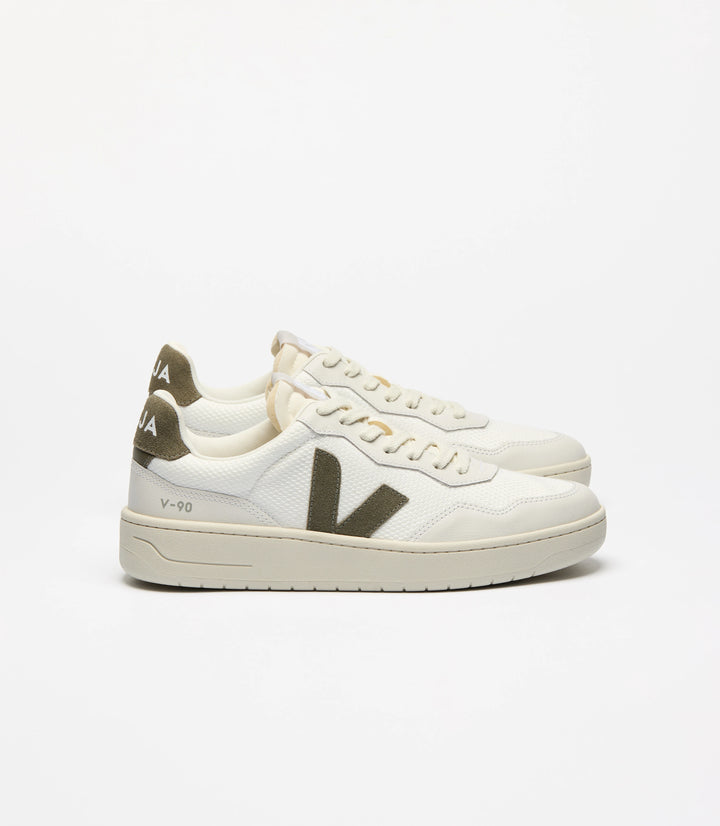 M V-90 B-MESH-WHITE_KAKI